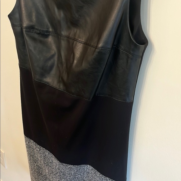 Calvin Klein Black and Gray Mini Dress - Picture 3 of 4